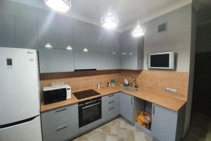 Серая угловая кухня - Мебельная фабрика «Гранд Мебель 97»