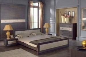Серый спальный гарнитур СП007 - Мебельная фабрика «La Ko Sta»