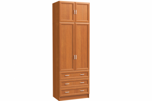Шкаф 2-х дверный с 3-мя ящиками и антресолью - Мебельная фабрика «Континент»