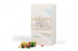Шкаф детский 2-х дверный Bears - Мебельная фабрика «ABC King»