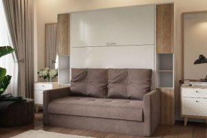 Шкаф-кровать-диван Kubiron с пеналами - Мебельная фабрика «KUBIRON»