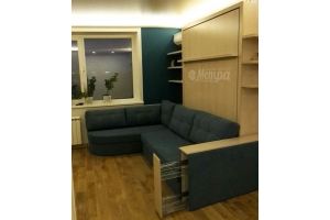 Шкаф-кровать с полукруглым диваном - Мебельная фабрика «Метра»