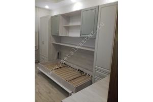 Шкаф-кровать светлый горизонтальный - Мебельная фабрика «Деталь Мастер»