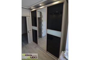 Шкаф-купе с комбинированными дверями пластик - Мебельная фабрика «ДИВО»