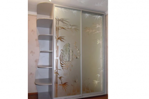 Шкаф-купе с пескоструйным рисунком - Мебельная фабрика «Анкор»