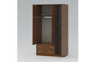 Шкаф распашной Р 1200 с 2-мя ящиками - Мебельная фабрика «НКМ»