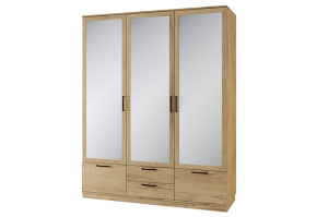 Шкаф трёхстворчатый с зеркалами - Мебельная фабрика «МЭЙКО»