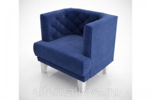 Синее кресло AL 135 - Мебельная фабрика «Alternatиva Design»