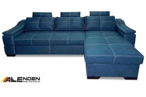 Синий диван лежак Норд
