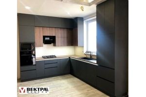 Современная угловая кухня под потолок - Мебельная фабрика «Вектра-мебель»
