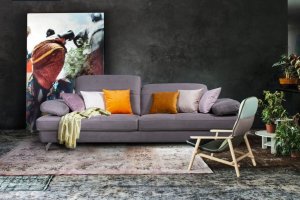 Современный прямой диван Поло - Мебельная фабрика «ТРЕВИ»
