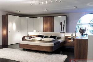 Спальня 3 с большим угловым шкафом - Мебельная фабрика «ГОСТ»