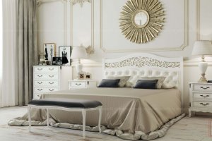 Спальня Белая с серебром - Мебельная фабрика «Ravanti»