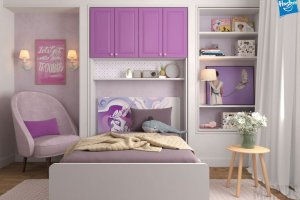 Спальня для девочки В мире Селестии - Мебельная фабрика «Mr.Doors»