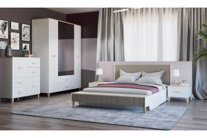 Спальня Элика с распашным шкафом - Мебельная фабрика «АСМ-модуль»