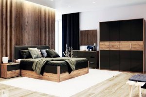 Спальня в стиле Лофт 136 - Мебельная фабрика «Мебель ТриАл»