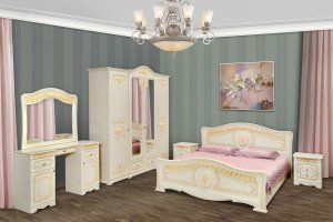 Спальный гарнитур белый - Мебельная фабрика «СМ21ВЕК»