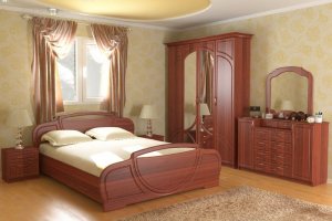Спальный гарнитур МДФ 10 - Мебельная фабрика «Алекс-Мебель»