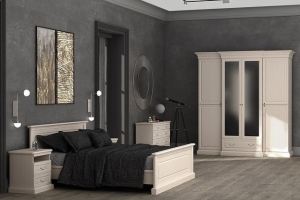 Спальный гарнитур Новая Итальянская классика - Мебельная фабрика «ALETAN wood»