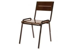 Стапируемый стул на реечном массиве - Мебельная фабрика «СнабСервис»