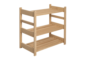 Стеллаж деревянный ( 3 полки) - Мебельная фабрика «ВудТрейд»