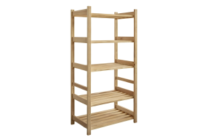 Стеллаж деревянный ( 5 полок) - Мебельная фабрика «ВудТрейд»