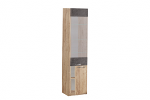 Шкаф со стеклом Лофт - Мебельная фабрика «RealMebel»