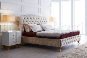 Стильная кровать на ножках Джемма - Мебельная фабрика «Аккорд»