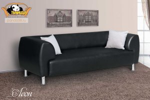 Стильный прямой диван Леон - Мебельная фабрика «Панда»