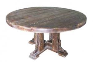 Стол деревянный Семейный круглый 2 - Мебельная фабрика «Массив»