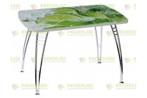 Стол с хромированным подстольем Этюд - Мебельная фабрика «Module»