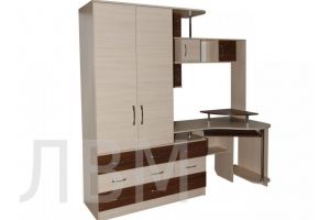 Стол компьютерный со шкафом СТК008 - Мебельная фабрика «ЛВМ (Лучший Выбор Мебели)»