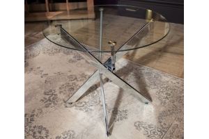 Стол обеденный стеклянный круглый - Импортёр мебели «LaAlta»