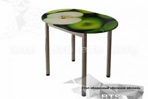 Стол овальный Зеленое яблоко - Мебельная фабрика «BTS»