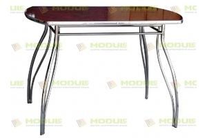 Стол на хромированных ножках Рига - Мебельная фабрика «Module»