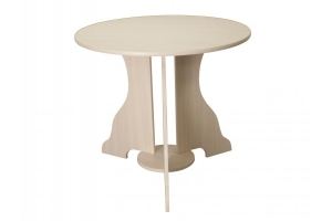 Круглый стол СТ-1 млечный - Мебельная фабрика «Вельвет»