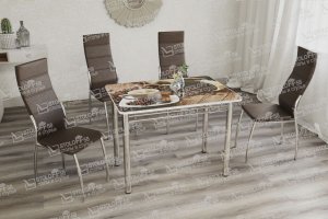 Стол стеклянный с фотопечатью Прямоугольник - Мебельная фабрика «StoloFF58»