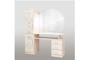 Стол туалетный трюмо гримерный Б МДФ - Мебельная фабрика «Алтайский Мебельщик»