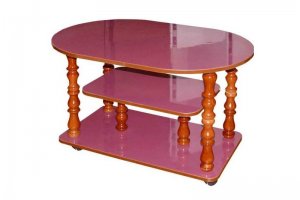 Стол журнальный розовый 37.2 - Мебельная фабрика «Катрин»