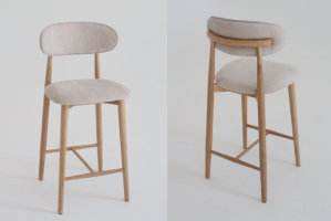 Стул из массива Комфорт №28 барный - Мебельная фабрика «Velosso»