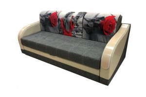 Светлый прямой диван Фаворит 1 - Мебельная фабрика «ДАР Мебель»