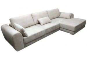 Светлый угловой диван - Мебельная фабрика «PUFF»