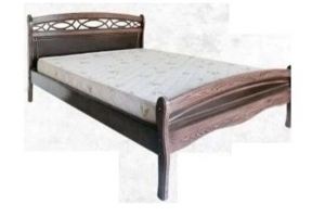 Темная кровать Анабель 5 Шебби - Мебельная фабрика «Брянск-мебель»