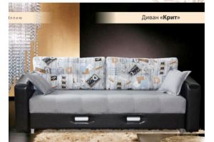 Тик-Так прямой диван Крит  - Мебельная фабрика «Кредо»