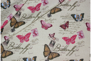 Ткань гобелен Бабочки - Оптовый поставщик комплектующих «Дали»