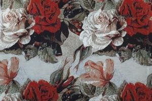 Ткань  Гобелен роза