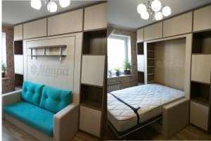 Трансформер шкаф-диван-кровать - Мебельная фабрика «Метра»