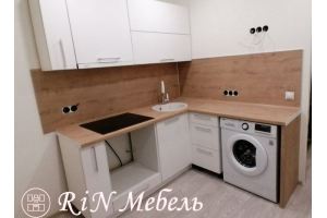 Угловая белая кухня - Мебельная фабрика «RiN Мебель»