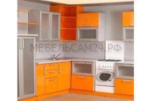 Угловая кухня Апельсин 2 - Мебельная фабрика «Альтернатива»