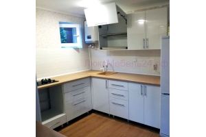 Угловая кухня белый глянец - Мебельная фабрика «ЛюксМебель24»
